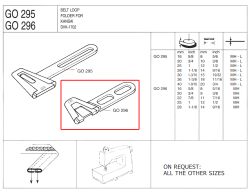 G0296 16mm-8mm BELT LOOP FOLDER MEDIUM/HEAVY - CLEARANCE PRICE