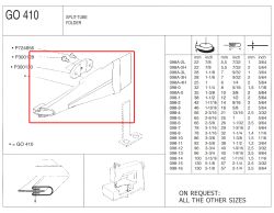 G0410 SPLIT TUBE FOLDER (92x38x1.2)mm - CLEARANCE PRICE