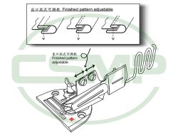 KHF5410F38 NEEDLE FEED RIGHT ANGLE BINDER SET