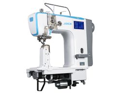 JACK S7-91-T FULLY AUTO 1N POST BED SEWING MACHINE COMPLETE
