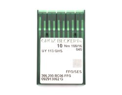 UY113GS FFG SES SIZE 100 PACK OF 10 NEEDLES GROZ BECKERT