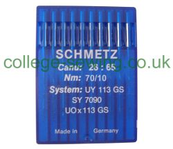 UY113GS SIZE 70 PACK OF 10 NEEDLES SCHMETZ