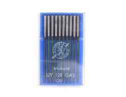 UY128GAS BLUKOLD SIZE 120 PACK OF 10 NEEDLES SCHMETZ DISCONTINUED