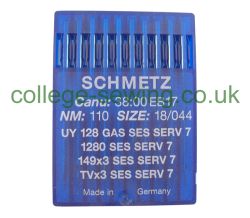 UY128GASSESSERV7 SIZE 110 PACK OF 10 NEEDLES SCHMETZ