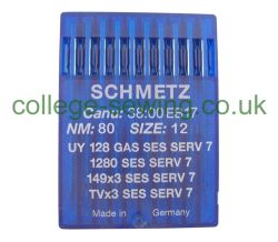 UY128GASSESSERV7 SIZE 80 PACK OF 10 NEEDLES SCHMETZ
