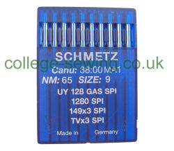UY128GAS SPI SIZE 65 PACK OF 10 NEEDLES SCHMETZ