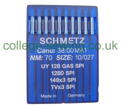 UY128GAS SPI SIZE 70 PACK OF 10 NEEDLES SCHMETZ