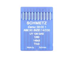UY128GAS SIZE 90 PACK OF 10 NEEDLES SCHMETZ