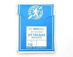 UY154GAS BLUKOLD SIZE 110 PACK OF 10 NEEDLES SCHMETZ DISCONTINUED