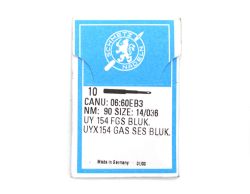 UY154 GAS BLUKOLD SIZE 90 PACK OF 10 NEEDLES SCHMETZ DISCONTINUED