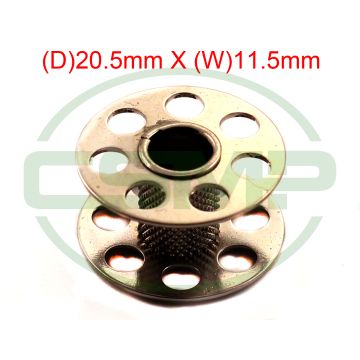 0115367000A KNURLED BOBBIN BERNINA (21mm x 11mm) 0115367000A KNURLED BOBBIN BERNINA (21mm x 11mm)