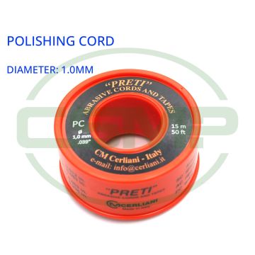 08PC15 1.0MM X 15M 280GRIT PRETI POLISHING CORD