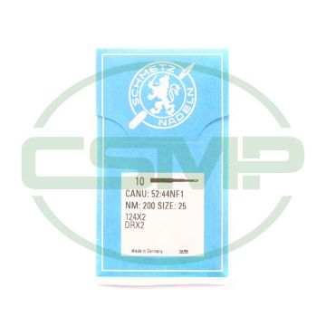 124X2 SIZE 200 PACK OF 10 NEEDLES SCHMETZ 124X2 SIZE 200 PACK OF 10 NEEDLES SCHMETZ