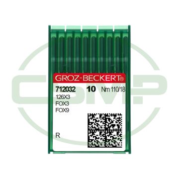 126X1 = 126X3 129X9 SIZE 110 PACK OF 10 NEEDLES GROZ BECKERT 126X1 = 126X3 129X9 SIZE 110 PACK OF 10 NEEDLES GROZ BECKERT