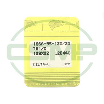 128X6TRI SIZE 120 PACK OF 10 NEEDLES SINGER DISCONTINUED
