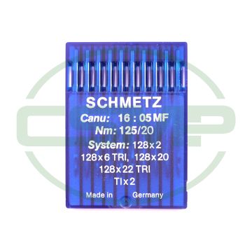 128X6TRI SIZE 125 PACK OF 10 NEEDLES SCHMETZ