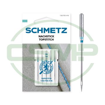 SCHMETZ TOPSTITCH SIZE 90 PACK OF 5 CARDED