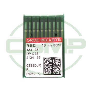 134-35 GEBEDUR SIZE 100 GROZ BECKERT PACK OF 10 NEEDLES 134-35 GEBEDUR SIZE 100 GROZ BECKERT PACK OF 10 NEEDLES