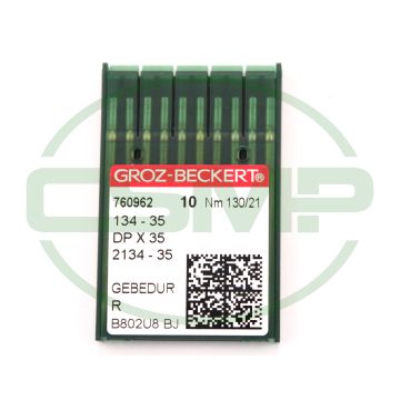 134-35 GEBEDUR SIZE 130 GROZ BECKERT PACK OF 10 NEEDLES 134-35 GEBEDUR SIZE 130 GROZ BECKERT PACK OF 10 NEEDLES