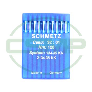 134-35KK SIZE 120 PACK OF 10 NEEDLES SCHMETZ 134-35KK SIZE 120 PACK OF 10 NEEDLES SCHMETZ