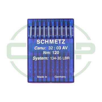 134-35LBR SIZE 120 PACK OF 10 NEEDLES SCHMETZ 134-35LBR SIZE 120 PACK OF 10 NEEDLES SCHMETZ