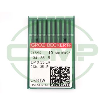134-35LR SIZE 160 PACK OF 10 NEEDLES GROZ BECKERT 134-35LR SIZE 160 PACK OF 10 NEEDLES GROZ BECKERT