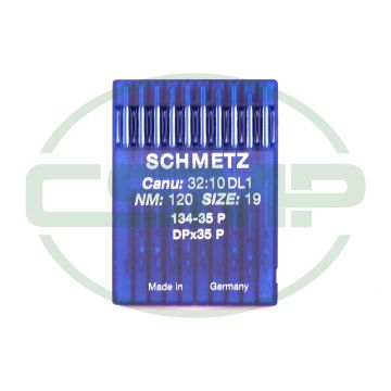 134-35P SIZE 120 PACK OF 10 NEEDLES SCHMETZ 134-35P SIZE 120 PACK OF 10 NEEDLES SCHMETZ