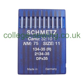 134-35R SIZE 75 PACK OF 10 NEEDLES SCHMETZ 134-35R SIZE 75 PACK OF 10 NEEDLES SCHMETZ