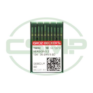 134-35 SAN 5 SD GEBEDUR SIZE 120 PACK OF 10 NEEDLES 134-35 SAN 5 SD GEBEDUR SIZE 120 PACK OF 10 NEEDLES