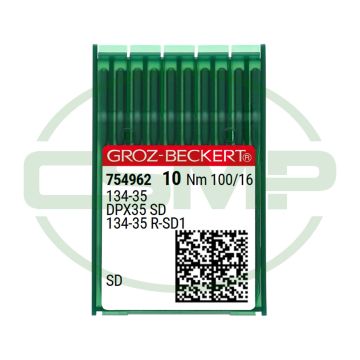 134-35SD1 SIZE 100 PACK OF 10 NEEDLES GROZ BECKERT
