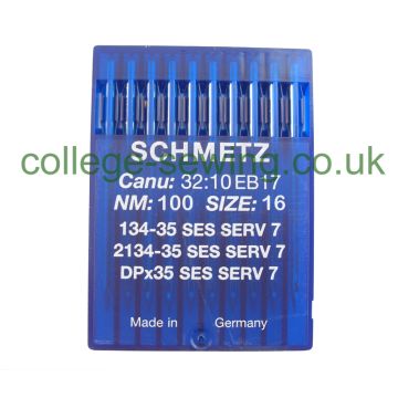 134-35 SES SERV 7 SIZE 100 PACK OF 10 NEEDLES SCHMETZ 134-35 SES SERV 7 SIZE 100 PACK OF 10 NEEDLES SCHMETZ