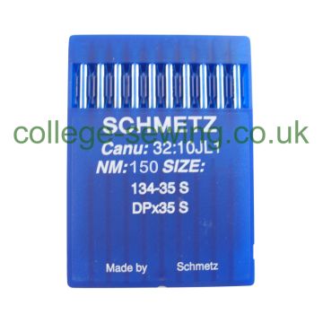 134-35S SIZE 150 PACK OF 10 NEEDLES SCHMETZ 134-35S SIZE 150 PACK OF 10 NEEDLES SCHMETZ