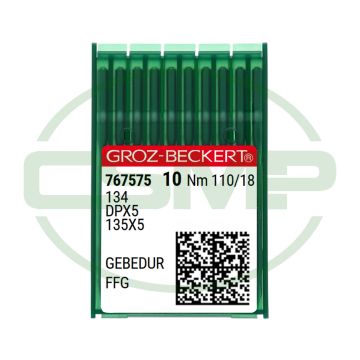 134FFG SES GEBEDUR SIZE 110 GROZ BECKERT PACK OF 10 NEEDLES