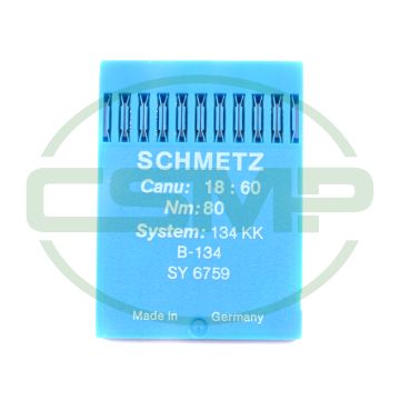 134KK SIZE 80 PACK OF 10 NEEDLES SCHMETZ 134KK SIZE 80 PACK OF 10 NEEDLES SCHMETZ