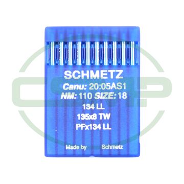 134LL SIZE 110 PACK OF 10 NEEDLES SCHMETZ