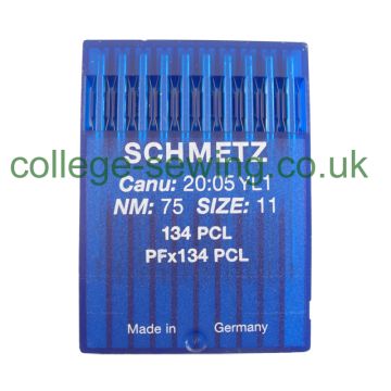 134 PCL SIZE 75 PACK OF 10 NEEDLES SCHMETZ 134 PCL SIZE 75 PACK OF 10 NEEDLES SCHMETZ