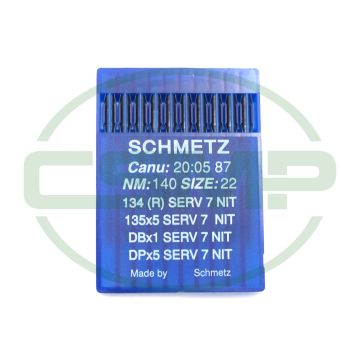 134 SERV7 NIT SIZE 140 PACK OF 10 NEEDLES SCHMETZ
