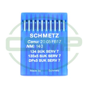 134SUK SERV7 SIZE 140 PACK OF 10 NEEDLES SCHMETZ