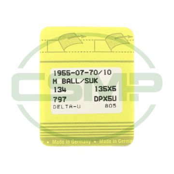 134 SUK SIZE 70 PACK OF 10 NEEDLES SINGER DISCONTINUED