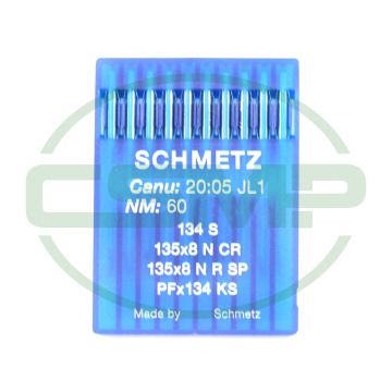134S SIZE 60 PACK OF 10 NEEDLES SCHMETZ 134S SIZE 60 PACK OF 10 NEEDLES SCHMETZ