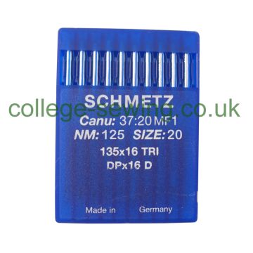 135X16TRI SIZE 125 PACK OF 10 NEEDLES SCHMETZ