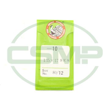 135X17 SES SIZE 80 PACK OF 10 NEEDLES ORGAN