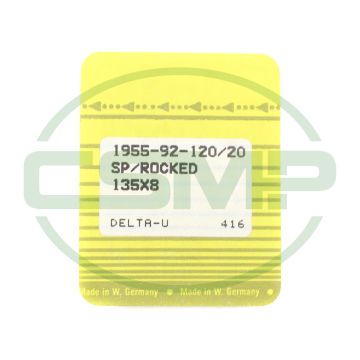 135X8 SP SIZE 120 PACK OF 10 NEEDLES SINGER DISCONTINUED