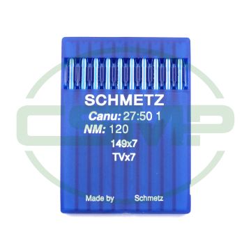 149X7 SIZE 120 PACK OF 10 NEEDLES SCHMETZ