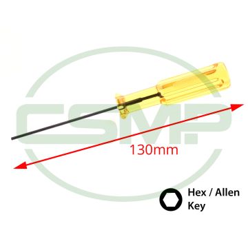 144124001C = Y37919 BROTHER 1.56MM NEEDLE KEY B551 TAIWAN 144124001C = Y37919 BROTHER 1.56MM NEEDLE KEY B551 TAIWAN