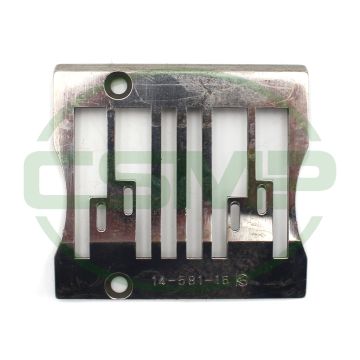 14-581 NEEDLE PLATE 4N 1/4-1-1/4 KANSAI