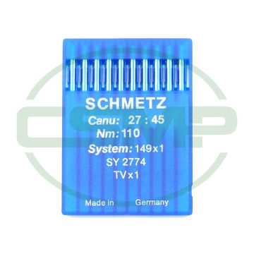 149X1 SIZE 110 PACK OF 10 NEEDLES SCHMETZ