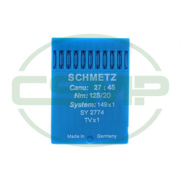 149X1 SIZE 125 PACK OF 10 NEEDLES SCHMETZ DISCONTINUED