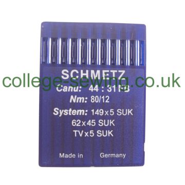 149X5SUK SIZE 80 PACK OF 10 NEEDLES SCHMETZ