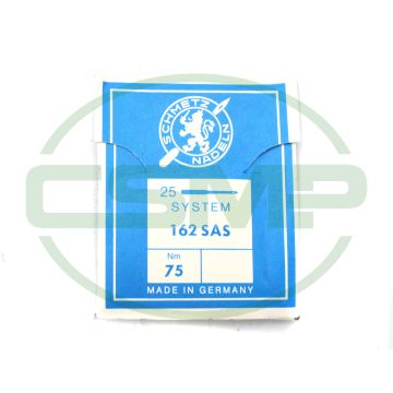 162 SAS SIZE 75 PACK OF 10 NEEDLES SCHMETZ DISCONTINUED 162 SAS SIZE 75 PACK OF 10 NEEDLES SCHMETZ DISCONTINUED